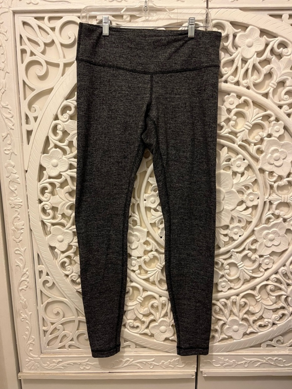 Lululemon Herringbone Leggings Size 10 High Rise Thick